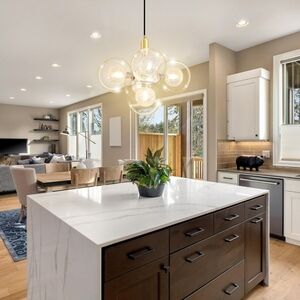 Elegant Globe 4-Light Pendant or Chandelier